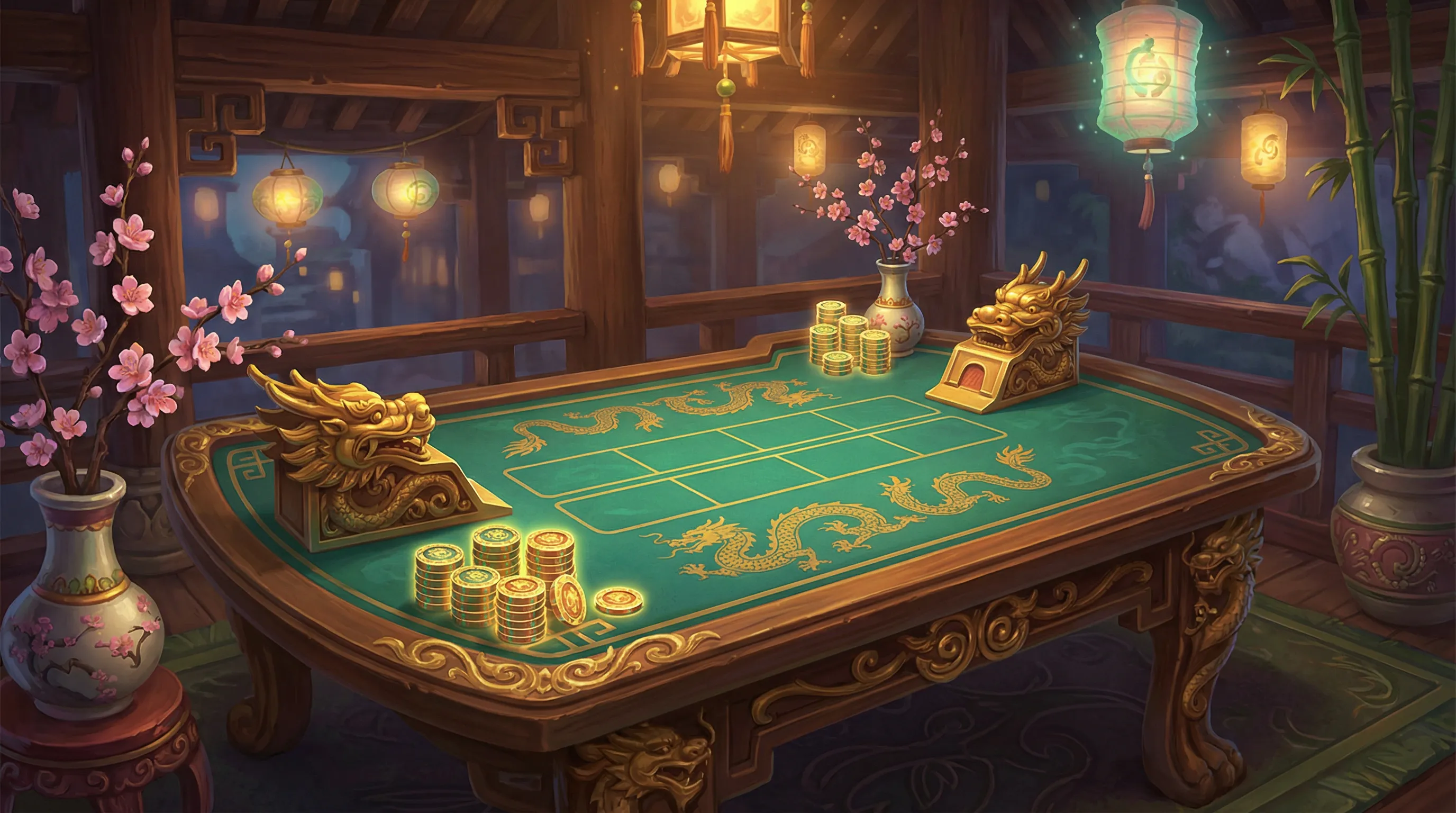 Mesa de bacará elegante no cassino online kkkbet