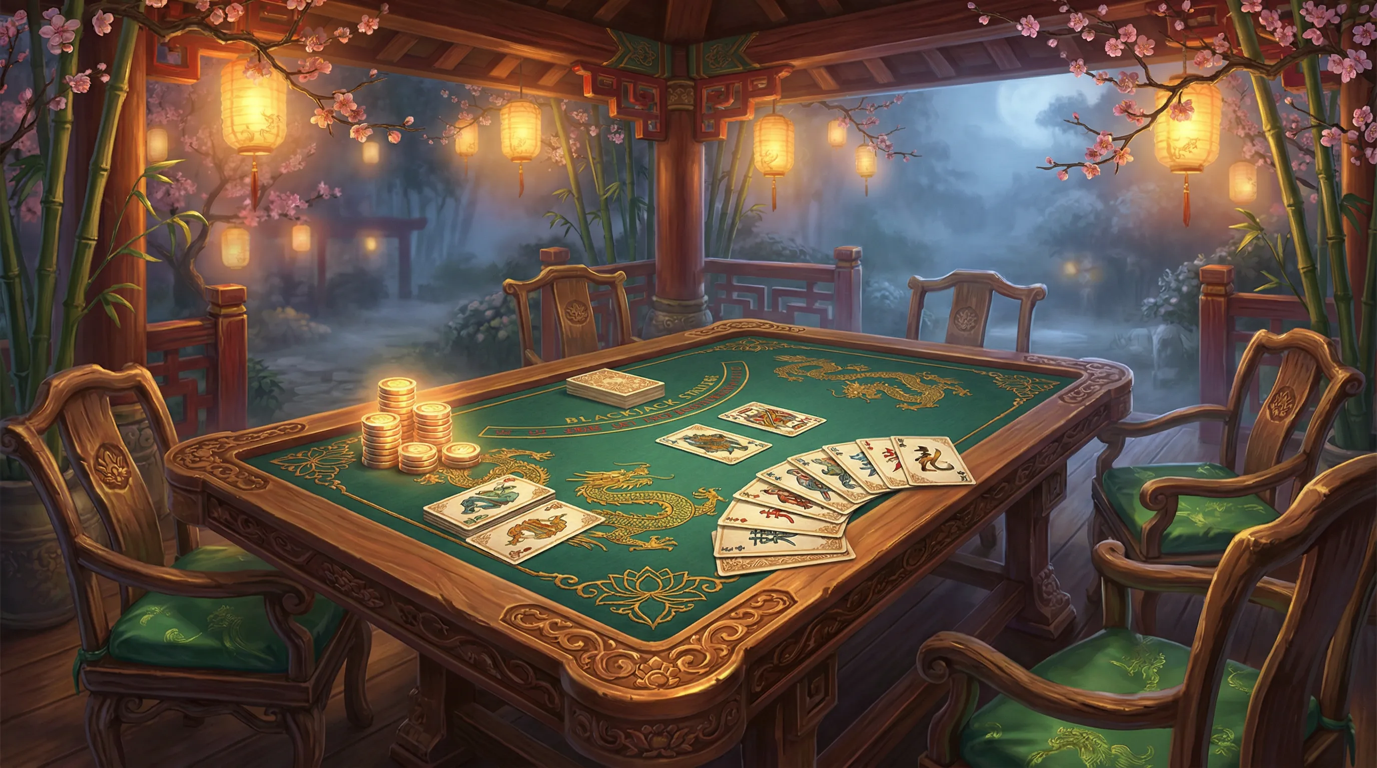 Mesa de blackjack 21 pontos no cassino kkkbet